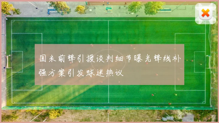 国米前锋引援谈判细节曝光锋线补强方案引发球迷热议